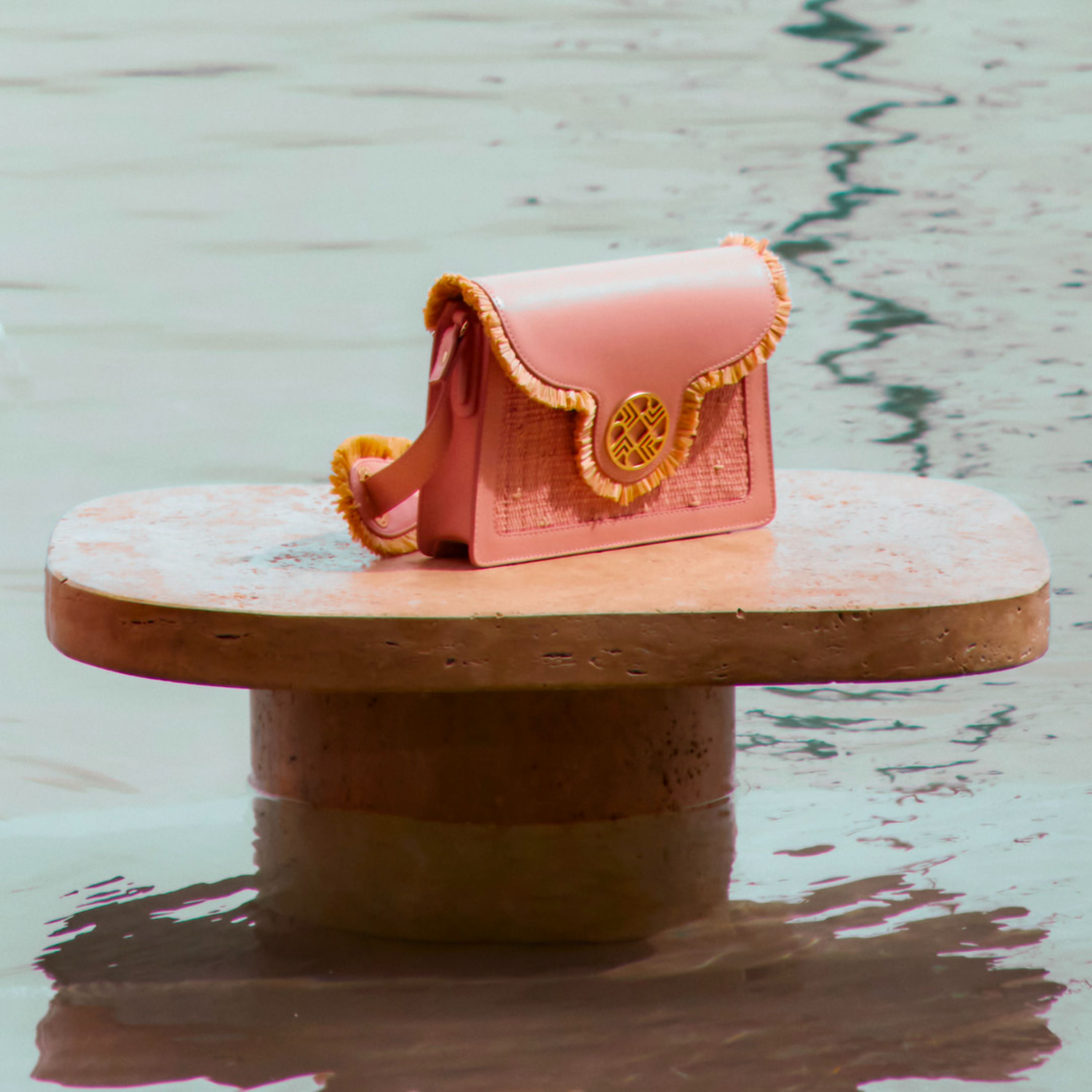 LINA - Embroidered Clutch